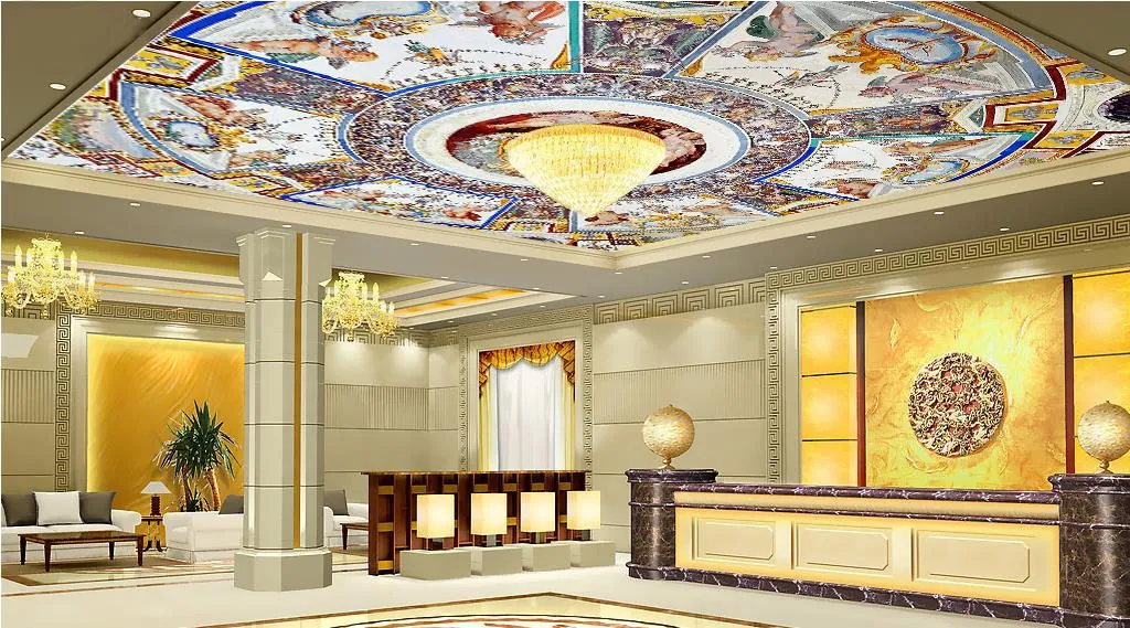 custom 3d ceiling wallpaper European style magnificent 3d ceiling murals wallpaper living room bedroom ceiling wallpaper1089372