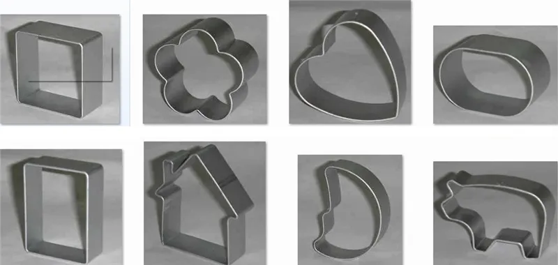 42 Formen Plätzchenform Aluminiumlegierung Niedlicher Ausstecher DIY Backschneider Keksform Kuchenwerkzeuge IC909