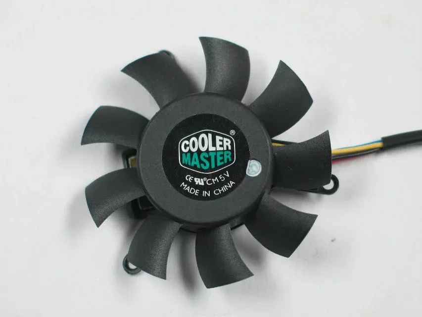 MAGIC MGT5005XF-W10 DC 5V O.35A 4-wire 4-pin connector 50x50x10mm Server Round Cooling fan