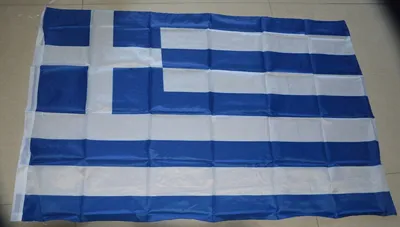 Griechenland-Flaggen-Nation, 3 Fuß x 5 Fuß, Polyester-Banner, fliegend, 150 x 90 cm, individuelle Flagge, überall auf der Welt, weltweit im Freien
