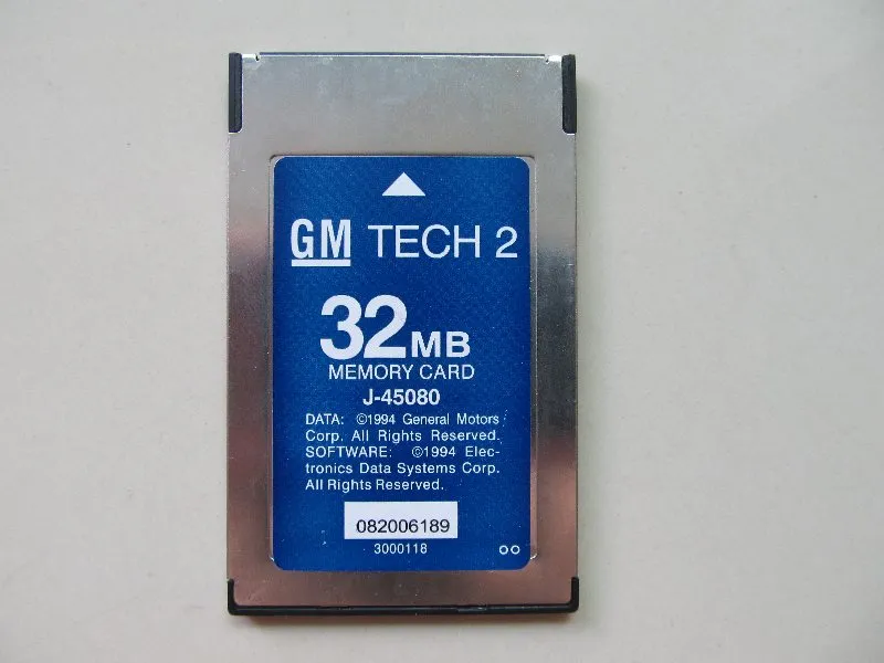 GM Tech2 32MB 메모리 카드 GM 기술 / GM / Holden / Isuzu / Opel / Saab / Suzuki 기술 2 카드 기술 2 32MB 메모리 카드 기술 2