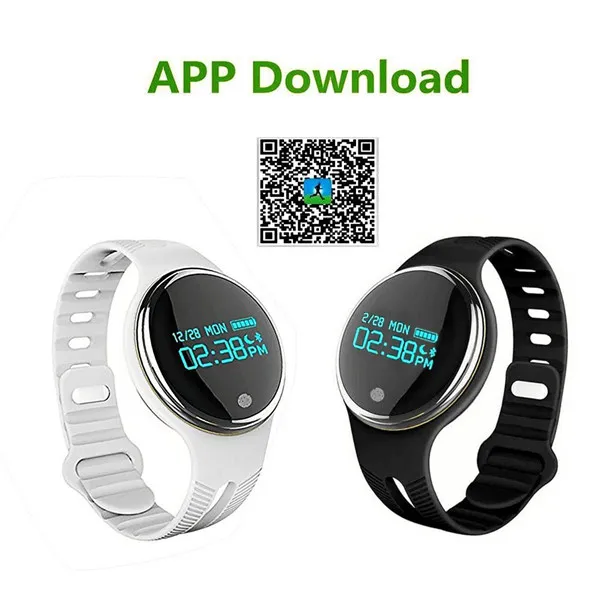 E07 Bracelet intelligent de natation 2412 heures Collier de collier Pidomètre de fitness Watch Step Counter Smart Wristband Pk Fit Bit38976814994472