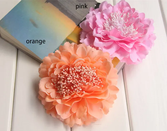 13cm hoge kwaliteit grote zijde pioen bloem hoofden bruiloft decoratie kunstmatige simulatie zijde pioen camellia rose bloem muur bruiloft