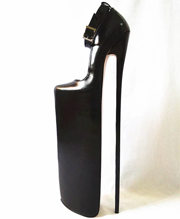 50 cm klack hög 19,68 i klack sexiga skor äkta läder högklackade skor, höga klackar NO.y5002