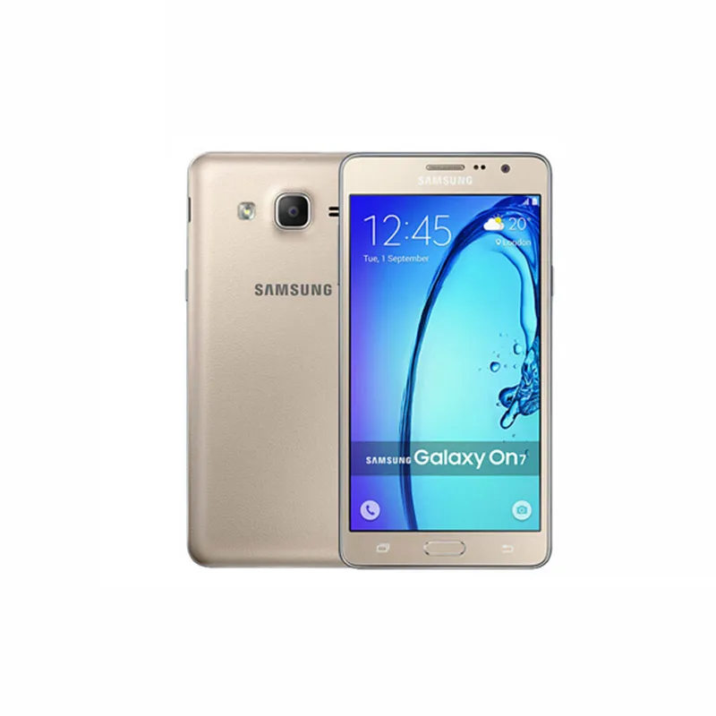 Téléphone d'origine Samsung Galaxy On7 G6000 4G LTE Dual SIM 5.5 '' pouces Android 5.1 Quad Core RAM1.5G ROM 8GB 13MP caméra smartphone