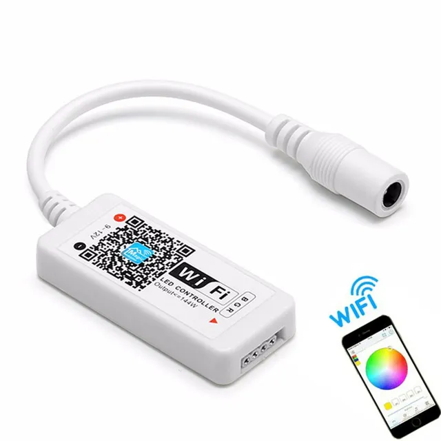 LED Mini WiFi RGBW Controller With 24 Key Remote Wireless RGB/RGBW LED ...