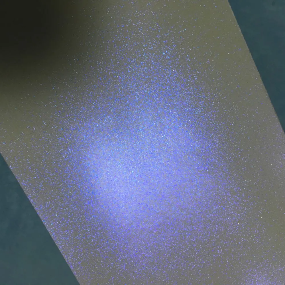 Matte Branco para Azul Pérola Metálico filme de Vinil Envoltório com Bolha de Ar envoltório Do Carro Livre glitter Folha Da Pele envoltório Da União 1.52 * 20 M / Roll 5X67F