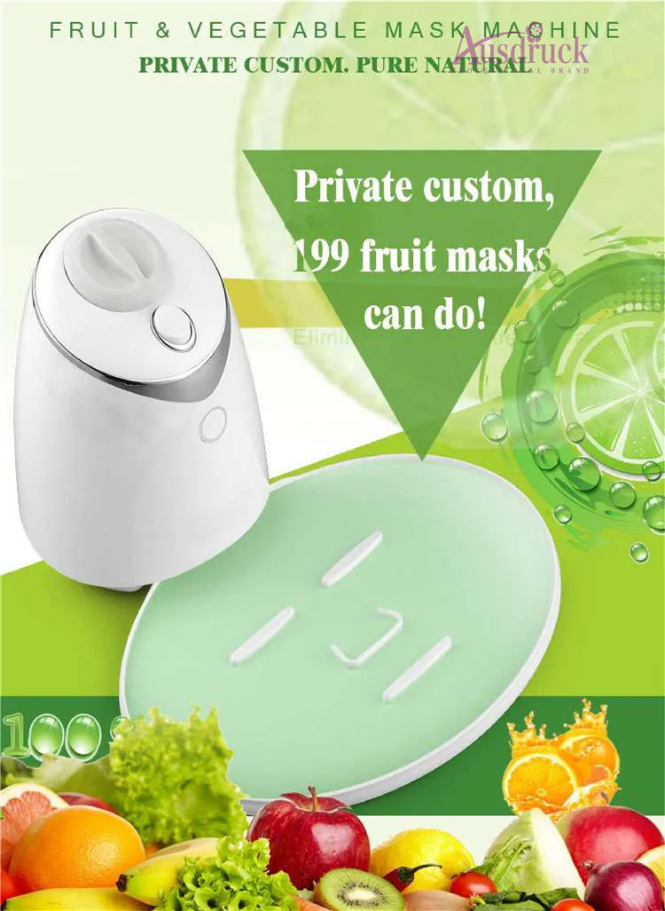 Toppkvalitet Ny ankomst Diy Fruit and Vegetable Facial Mask Maker Face Care Portable Nutrition Nature Mini Machine1112238
