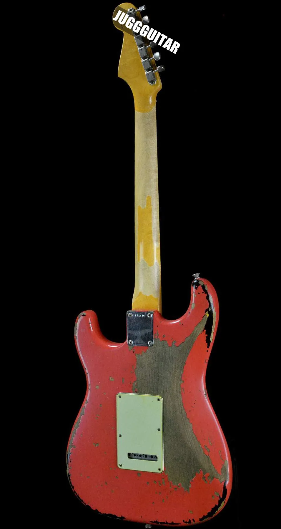 Fiesta Red Electric Guitar - Heavy Relic, Alder Body, Maple