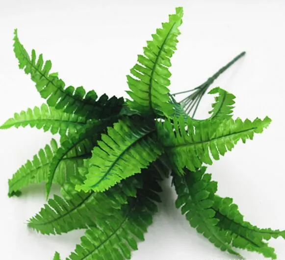 Artificial Plastic Fern Plant Fake Flower Wedding Flower Arrangement Home Decoration G598