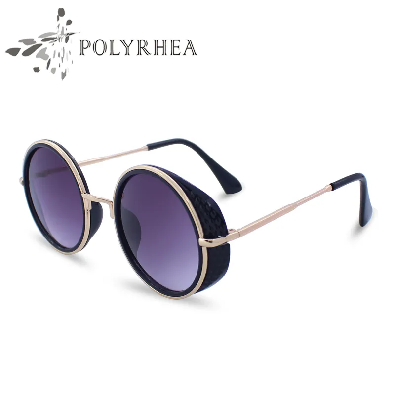 2021 polarisierte Sonnenbrille Vintage Frauen Sonnenbrille Marke Design Runde Sonnenbrille Beschichtung Spiegel UV400 Mit Box Und Fällen