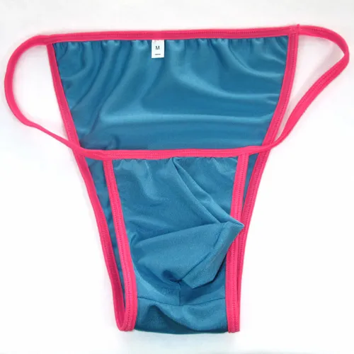 String Bikini Fashional pour hommes, culotte bombée, pochette profilée, G4481, sous-vêtements de bain extensibles, 266Q