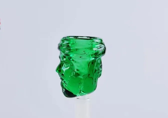 顔の泡、卸売ガラスボンズオイルバーナーガラスパイプウォーターパイプガラスパイプオイルリグ喫煙送料無料