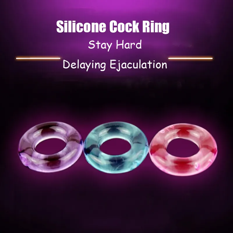 Silikon Cock Ringe Verzögerung Ejakulation Penis Ring Cock Lock Erotische Donuts Cockring Sex Spielzeug für Männer Sex Produkte