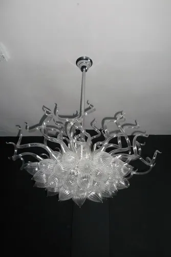 Современные потолочные лампы 100% ручной работы люстры люстры для домашнего декора на заказ стекло искусства люстры