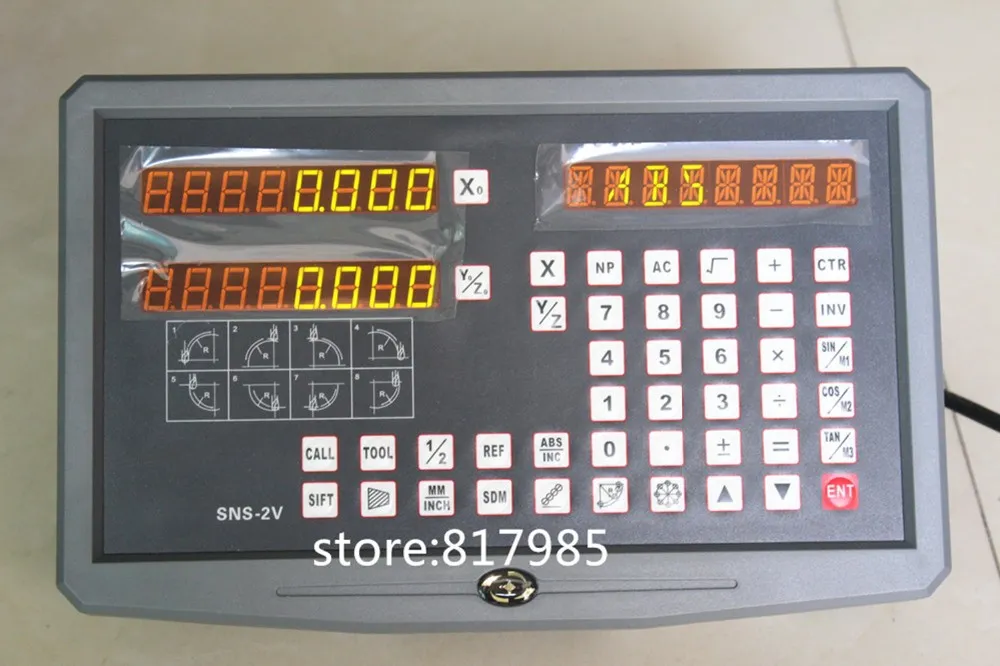 SINO SDS6-2V 2-Axis Digital Readout (DRO) For Lathe & Milling