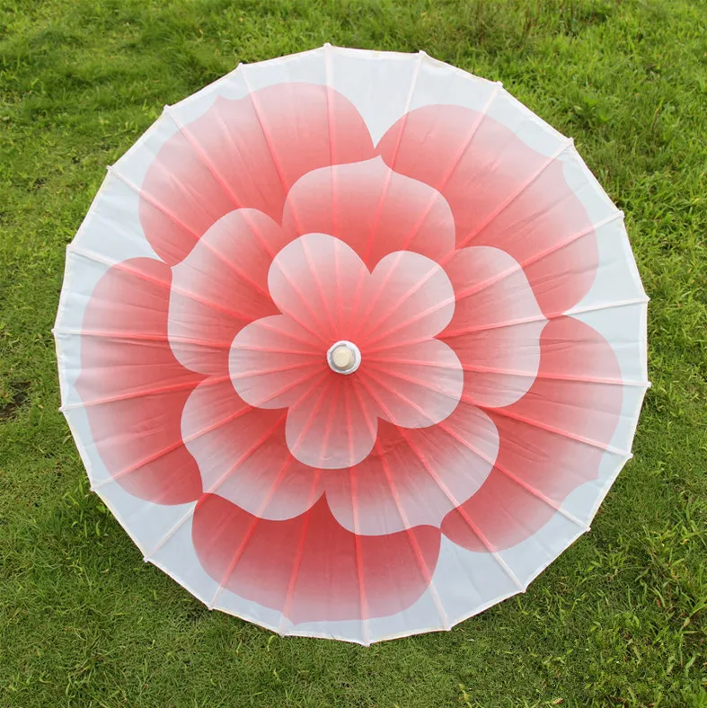 / Parasol Oriental En Bambou Parasols De Mariage Fleur De Jasmin Parasol En Soie Parapluies De Soleil Accessoires De Mariée Artisanat Chinois