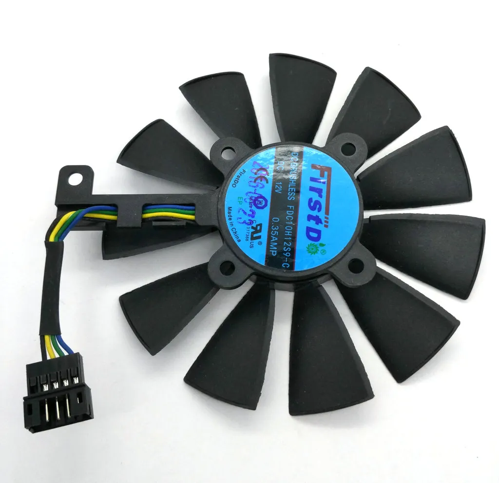 Original Graphics card cooling fan FDC10H12S9-C T129215SM PLD09210S12M 12V 0.25A pitch 28MM diameter 88MM