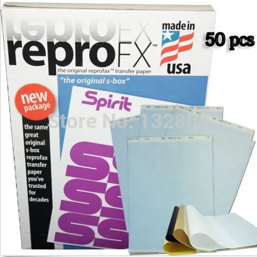 Top Spirit Master A4 Thermal Stencil Fake Tattoo Transfer Paper 50