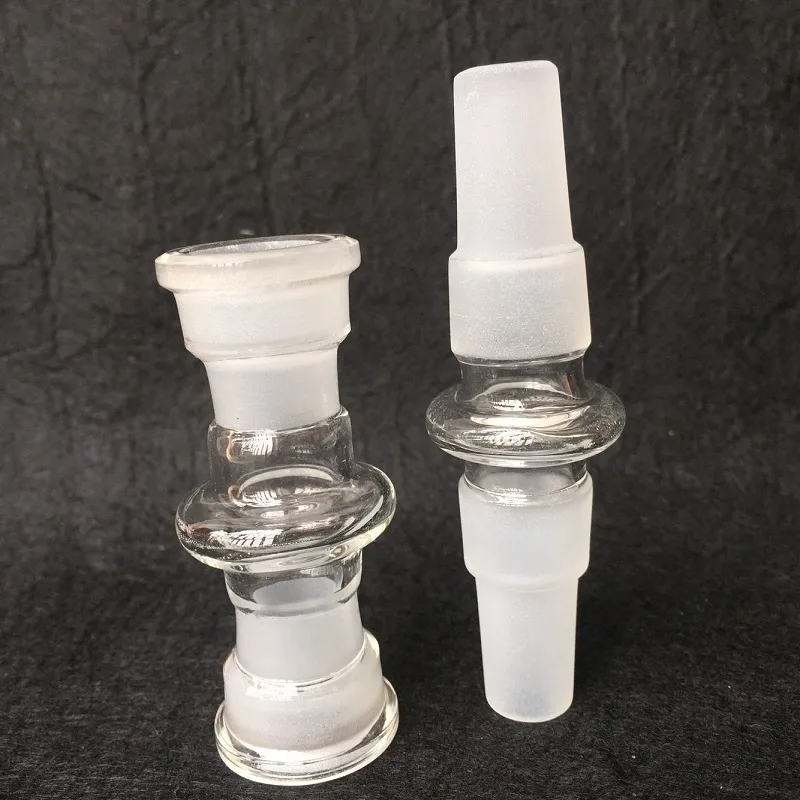 1 STKS Glas Bong Adapter 4 in 1 14.4mm 18.8mm tot 14.4mm 18.8mm Mannelijke Vrouwelijke Converter Glasadapter Joint Oil Rigs Adapters Op voorraad