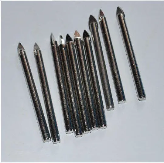 Laagste prijs 50 stk / partij 6.5mm wolfraamcarbide TCT Glass Tile boor boor bit set