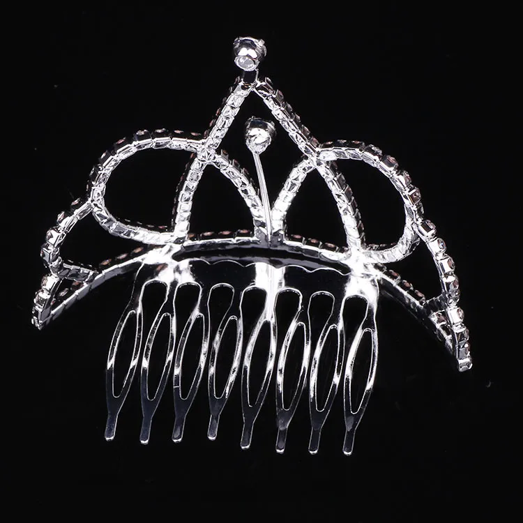 Filles couronnes avec strass bijoux de mariage bijoux de mariée hachoirs d'anniversaire Performance Performance Pageant Crystal Tiaras Mariage Accessoires # BW-T037