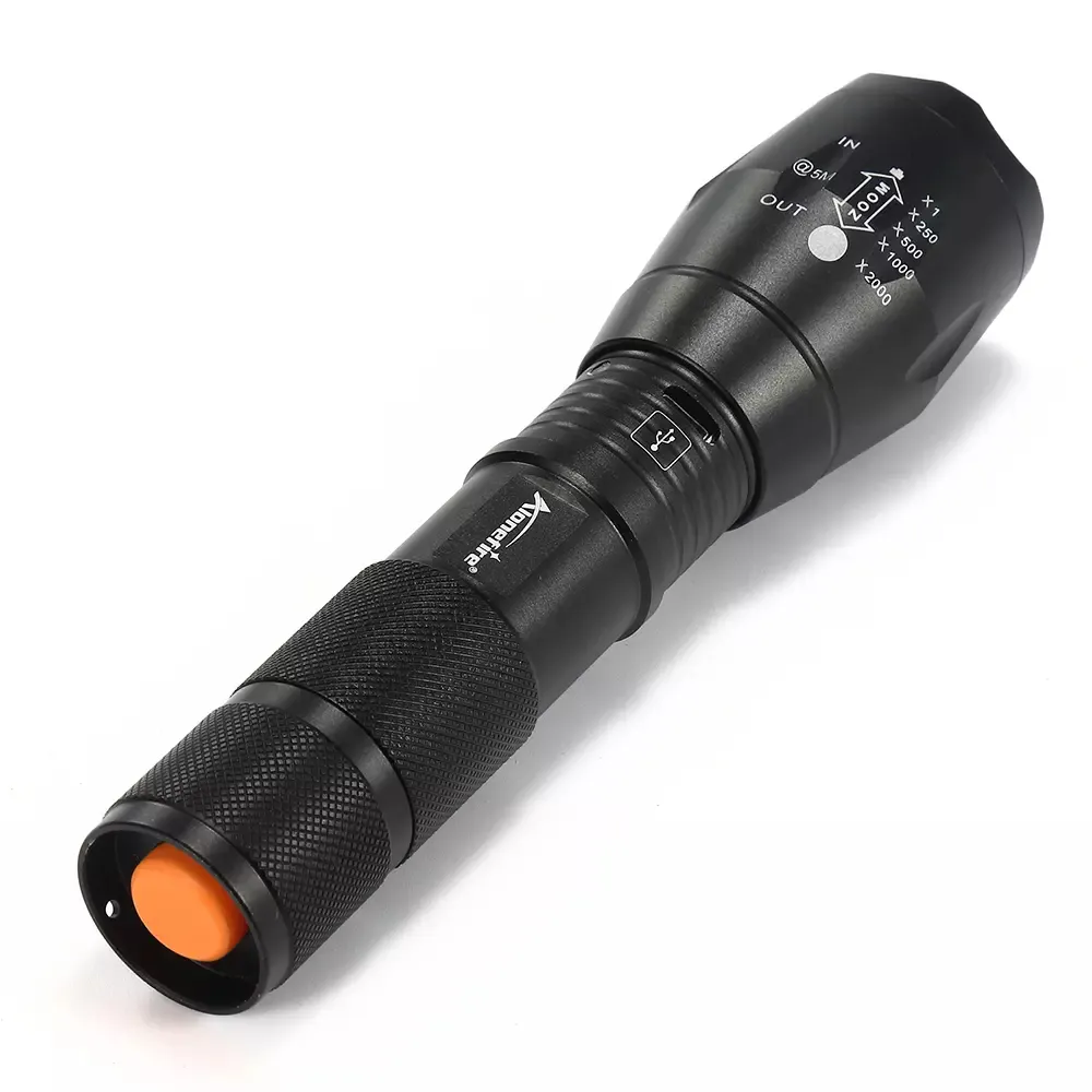cree xm-l t6 led zoomable rechargeable flashlight torch Southern Snares 3800LM XML Tactical Southern Snares & Supply and night fishing with blue light Newest AloneFire G700 U XM