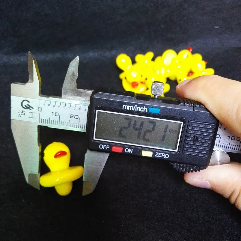 Hurtownia kaczki UFO Carb Cap jednokolorowe szkło żółta kaczka kopuła 24mm na 4mm Thermal P kwarcowy banger paznokcie fajka wodna bonga w magazynie
