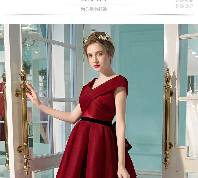 Black and Red Gothic Short Tea-Length Wedding Dress with V-Neck and Zipper Back from Dhgate A-Line Wedding Dresses - price 75.21 Black and Red Gothic Short Tea-Length Wedding Dress with V-Neck and Zipper Back from Dhgate A-Line Wedding Dresses - price 75.21