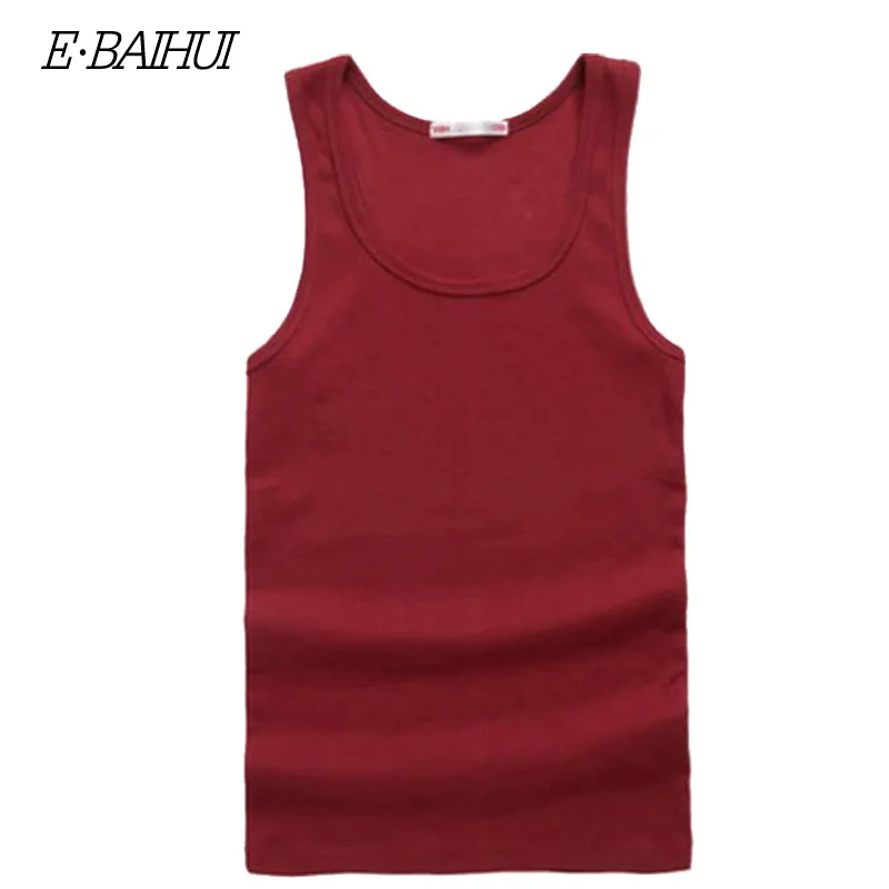 E-BAIHUI marca hombres tanque culturismo tanque algodón Casual hombre Tops camisetas camiseta moda chaleco ropa de hombre 22151