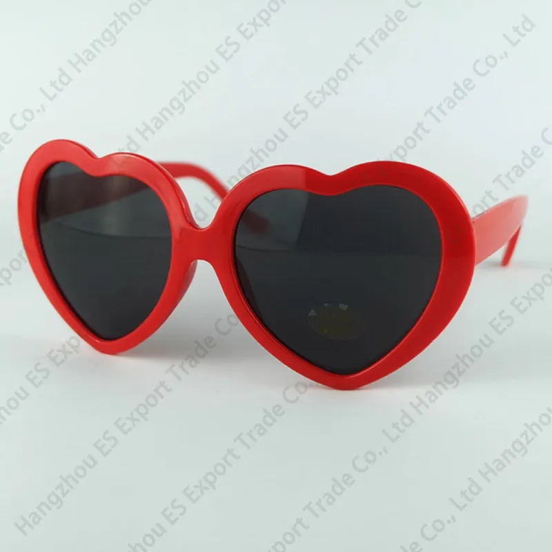 Kleurrijke Love Zonnebril Vrouwen 13 Kleuren Party Heart Brillen GAGA Star Style UV400