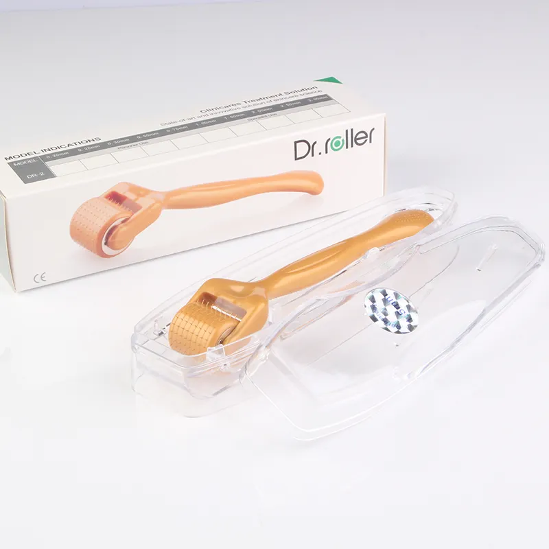 Nuovi 192 aghi derma roller aghi in lega di titanio ultra affilati Dr.roller-192 Microneedle roller 0.2MM-3.0MM 20 pezzi / lotto dhl spedizione gratuita