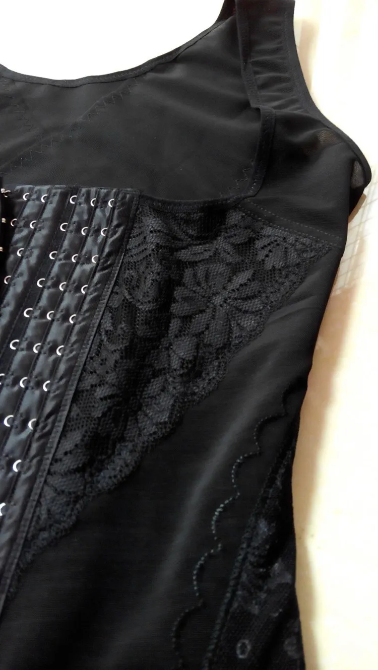 Nouveau taille corset minceur femmes corsets Body Shaper gilet fleur bandoulière taille formateur 6 crochets S 3XL haute qualité241R