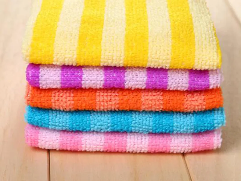 High Efficient Anti-grease Color Dish Cloth Fiber Washing Towel Magic Kitchen Cleaning Wiping Rags Wholesale