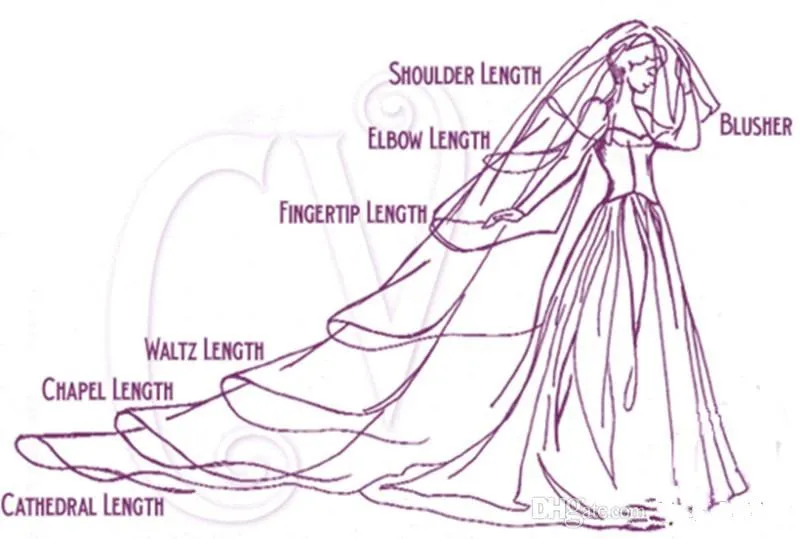 Bling Bling Crystal Cathedral Bridal Veils 2019 Luxury Long Applique Pärled Custom Made High Quality Wedding Veils208o