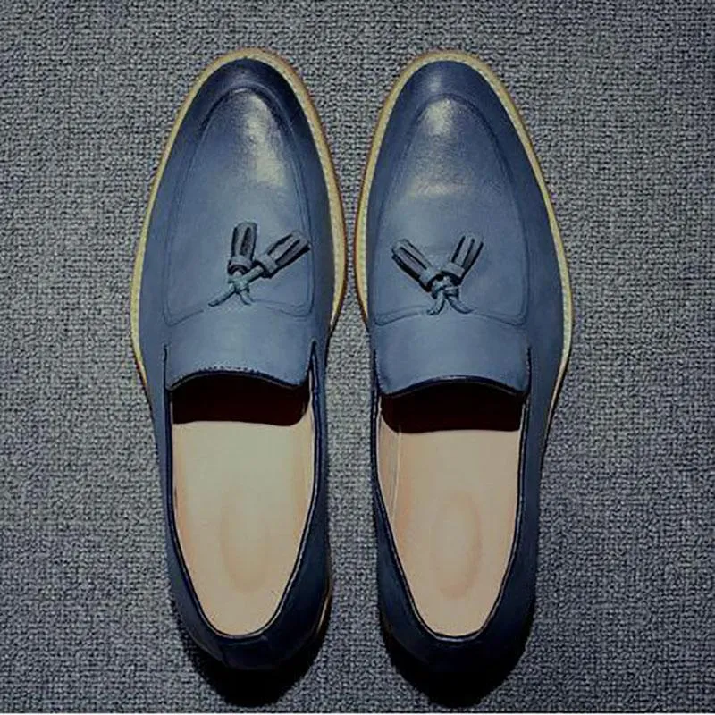 Mens Loafers 가죽 레트로 신발 럭셔리 2019 디자이너 플랫 운전 캐주얼 신발 남성 고품질의 갈색 Espadrilles 브랜드 영국 스타일