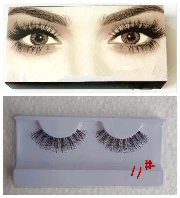 Maquiagem Falsas Eyelash Eyelash Extensões Handmade Fake Cílios