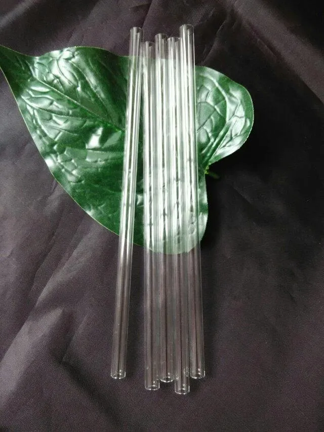 透明ガラスストローボングアクセサリー 、カラフルなパイプ喫煙曲面ガラスパイプオイルバーナーパイプ水道パイプダブリグガラスボング
