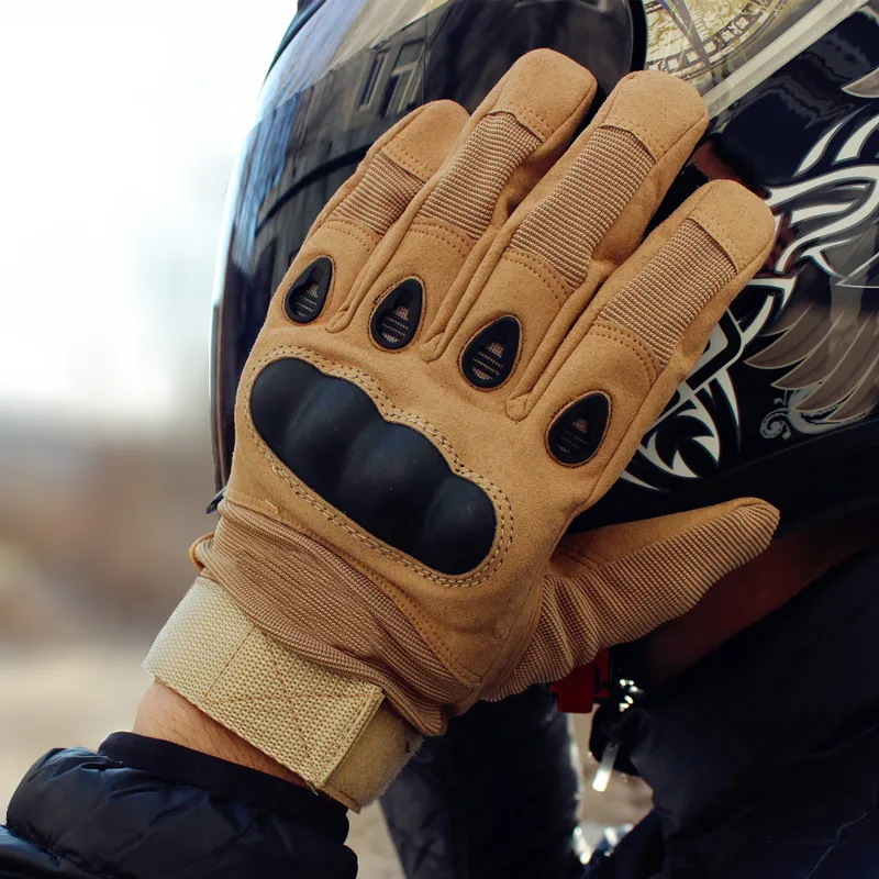 Guantes Moto Hombre, Equipo Protector Transpirable, Anticaída