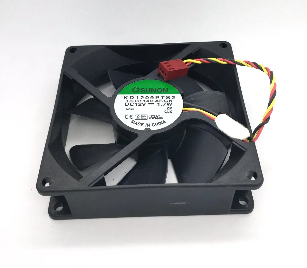 Nowy oryginalny Sunon KD1209PTS2 DC12V 1,7W 1,6W 90*90*25 mm 3Lines Computer Cooling Fan