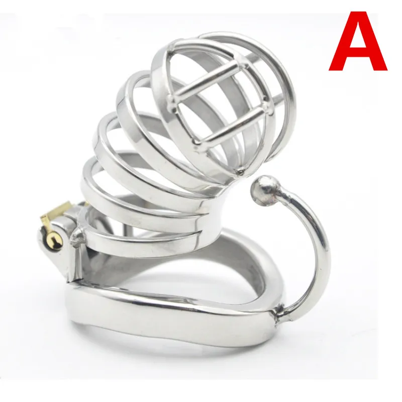 SM Toys Chastity Cage Tubes Stainless Steel Male Chastity Devices with Silicone Urathral Catheter for Men Sex Toy G712216162847