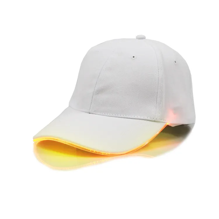 Halloween niños grandes hombre mujer LED Gorra de algodón Sombrero de béisbol moda Gorra con visera brillante DHL C2563