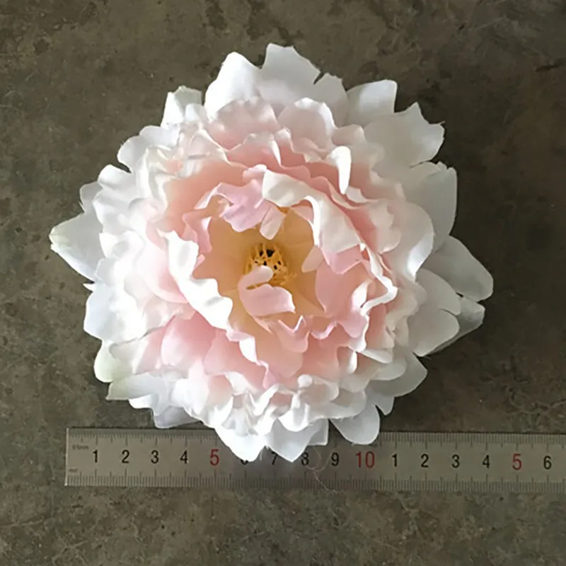 DIY 15cm konstgjorda blommor Silk Peony Flower Heads Wedding Party Decoration Supplies Simulation Fake Flowers Head Home Decoration7473686