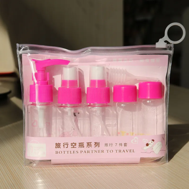 40ml set travelling suitcases makeup perfume sub bottle small bottle set bath shampoo accessory set hotel supplies traveling articles