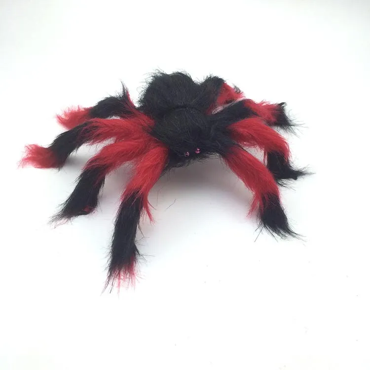 Halloween Decoration Plush Spider Gruci colorati di grandi dimensioni peluche oggetti di scena di Halloween Spider giocattolo divertente il bar feste KTV8769356