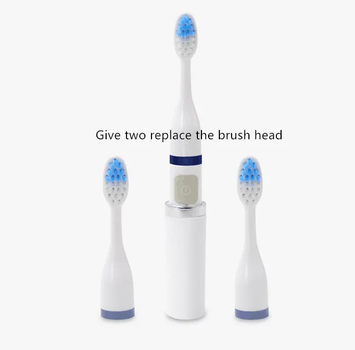 Petite brosse à dents électrique de renard blanc brosse à dents propre brosse de blanchiment soin brosse à dents à vibration ultrasonique