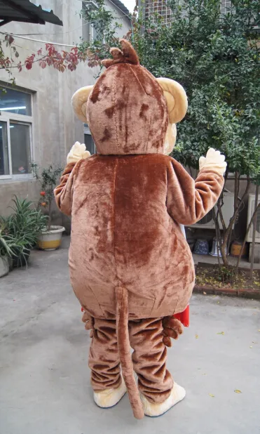 High-quality Real Pictures Deluxe monkey Mascot Costume Character Costume Adult Size 