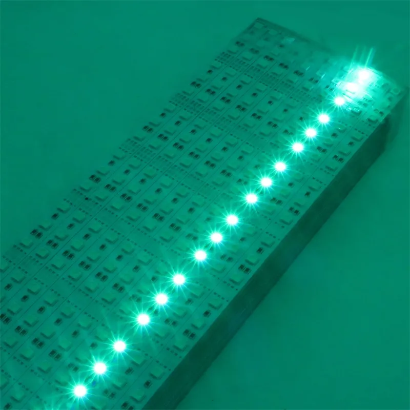 5050 SMD Yok Su geçirmez LED Sert Şerit Işık RGB 72LED / M 60led / M LED Sert Şerit 12V Led Bar Işık