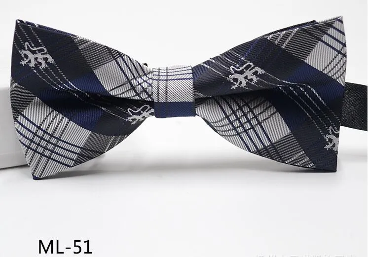 Fashion Bowtie 67 Färg Justera spännen Mäns rand Bowknot Neck Tie Occupational Tie för fars dag slips jul 2332