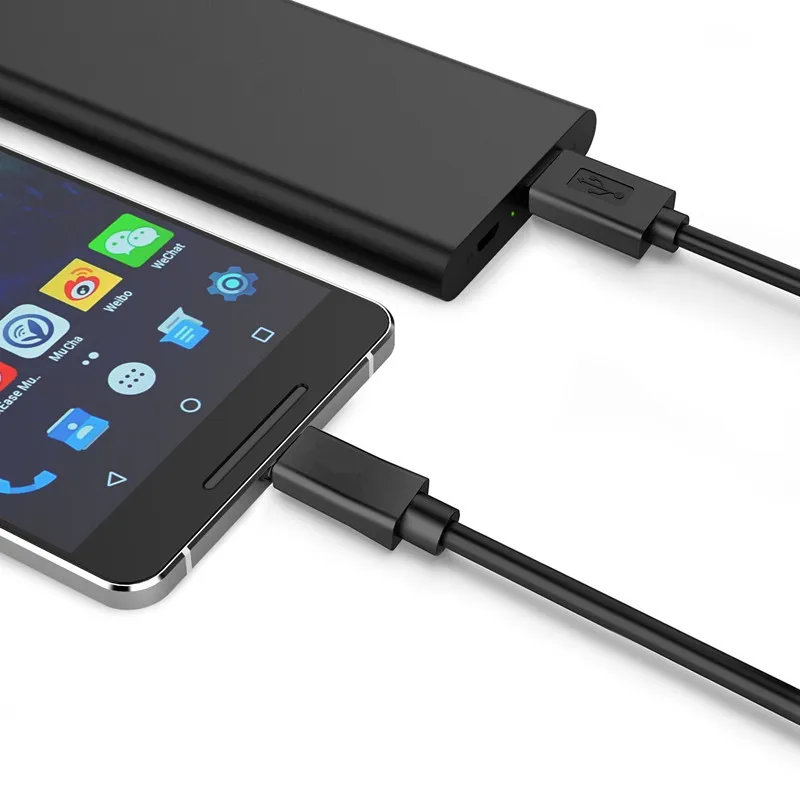 Nuovo cavo micro USB ad alta velocità 2A Cavi tipo C Sincronizzazione Powerline Ricarica rapida USB 2.0 Samsung S20 6 lunghezze 0,25 M 0,5 M 1 M 1,5 M 2 M 3 M